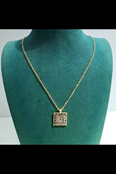 Monalisa Home Luxurious Figured Shiny Anti-Tarnish Steel Necklace