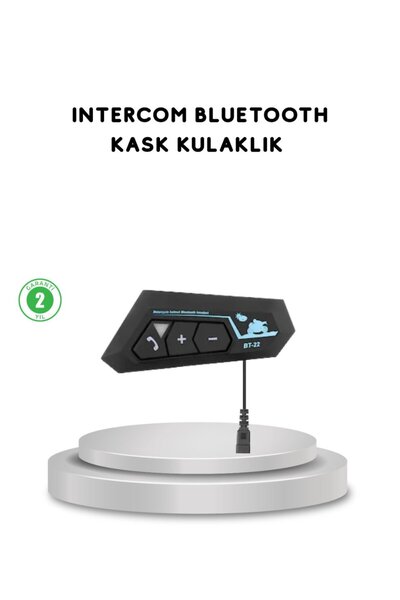 Kanonik Education Bt22 Helmet Bluetooth Headset 5.0 Noise Cancelling and Hand...