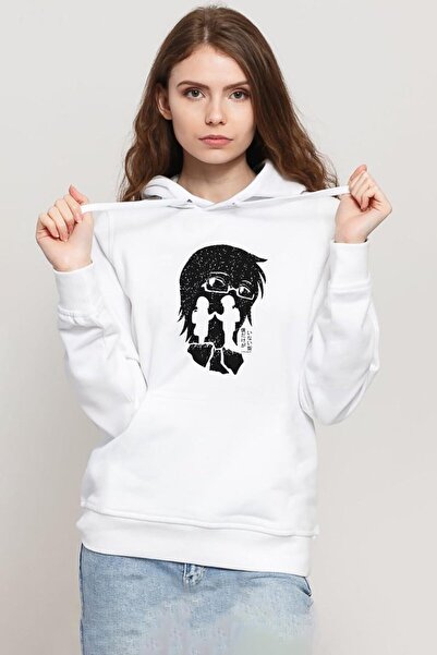 Tshirthane Monogatari anime Nadeko simbol zmije bela muška majica sa kapuljač...