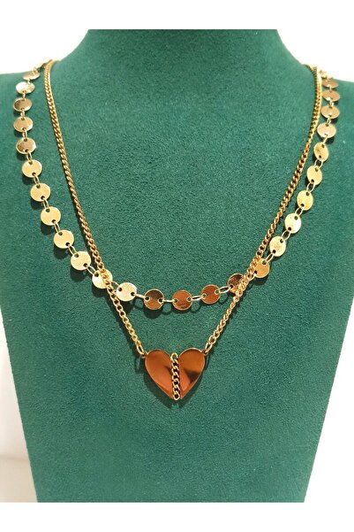 Monalisa Home Gold Color Luxury Figured Showy Necklace