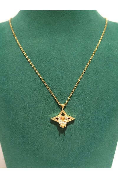 Monalisa Home Gold Color Luxury Figured Showy Necklace