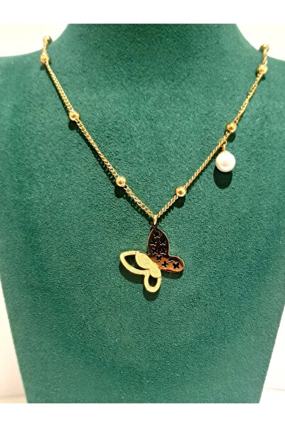 Monalisa Home Gold Color Luxury Figured Showy Necklace