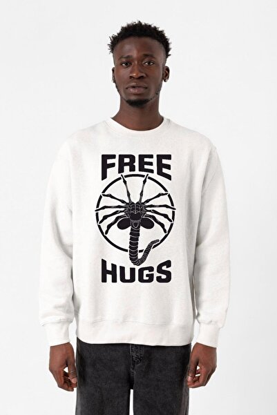 Tshirthane Besplatni Facehugger zagrljaji Karmelange muška majica sa 2 niti