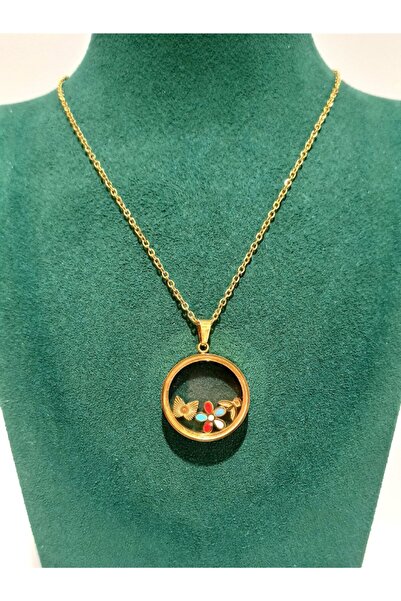 Monalisa Home Gold Color Luxury Figured Showy Necklace