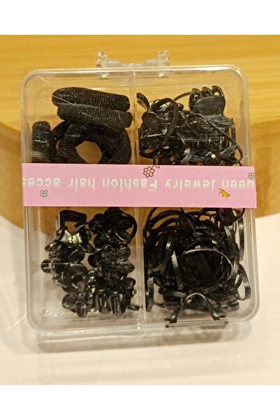Monalisa Home Black Colored Small Mixed Buckle with Luxury Figure Box