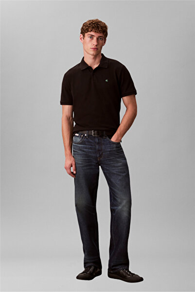 Calvin Klein Ανδρικά μπλουζάκια πόλο σε μαύρο χρώμα