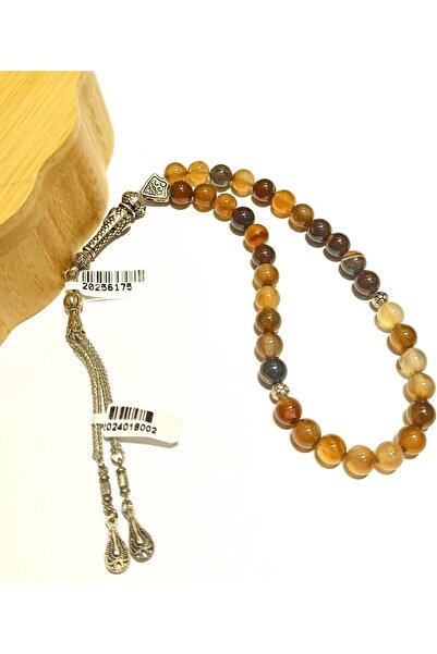 Monalisa Home Colorful, Flashy, Shiny, Luxurious Agate Stone Prayer Beads
