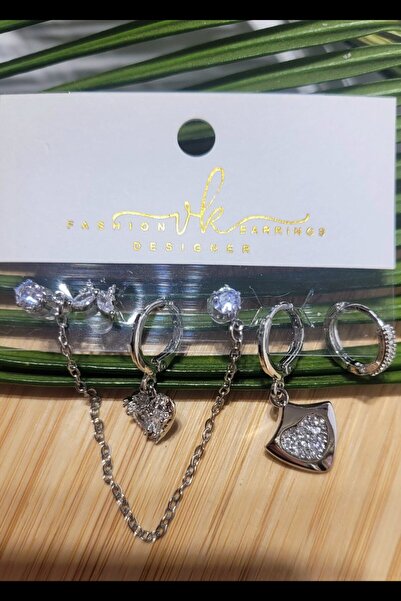Monalisa Home Multiple Luxurious Figured Showy 6-Piece Non-Tarnish Earrings