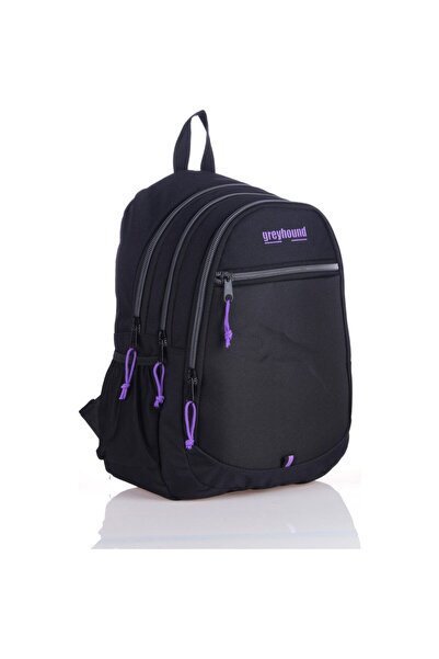 Relaxion Μαύρο αδιάβροχο υφασμάτινο σακίδιο πλάτης 2048