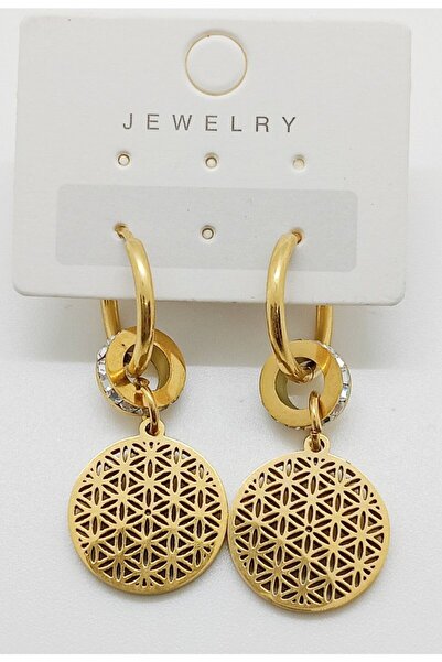 Monalisa Home Steel Figured Unisex Earrings