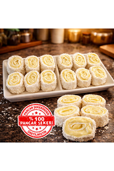 Dadak Lokum ve Kuruyemiş Dadak Hindistan Cevizli Kaymak Kremalı Lokum 1 KG