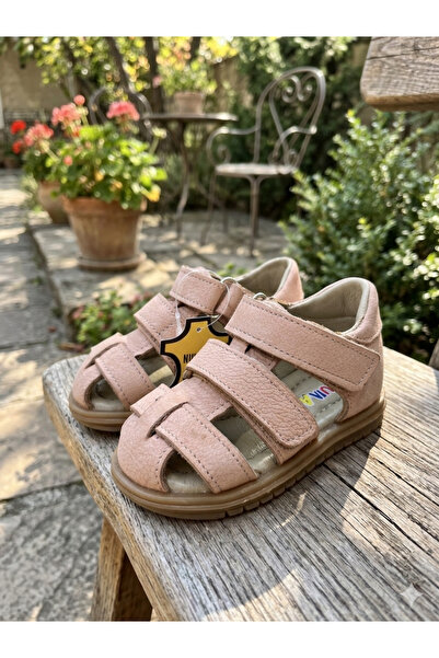 nuh kids Hakiki Deri Günlük Ortopedik Çocuk Sandalet