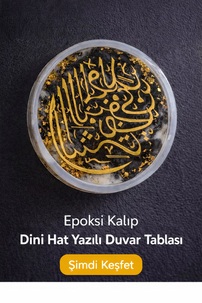 stonechem Epoksi Silikon Dini Figür Kalıbı Mevlid-i Nebevi Hat Çalışması 5,5 ...