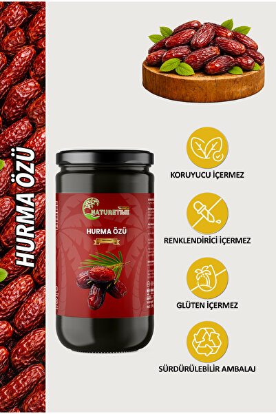 Naturetime Premium Hurma Özü 315 gr Glütensiz Doğal Katkısız Pestisit & Ağır ...