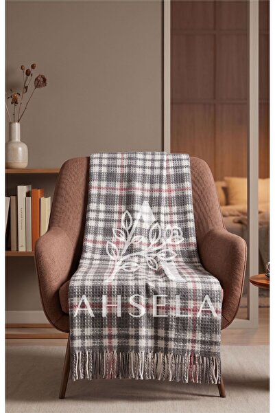 Ahsela Home Dinarsu Cozy Life Desenli Pamuklu TV Battaniyesi 130x170 – Dekora...