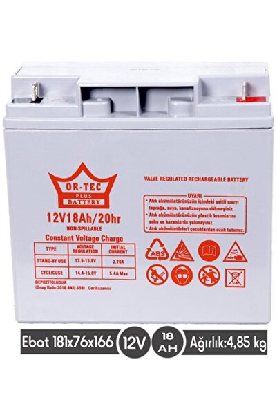 ORBUS 12 V 18 AHM KURU AKÜ