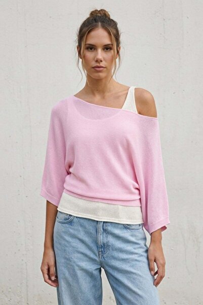 Madmext Πουλόβερ - Ροζ - Κανονική εφαρμογή