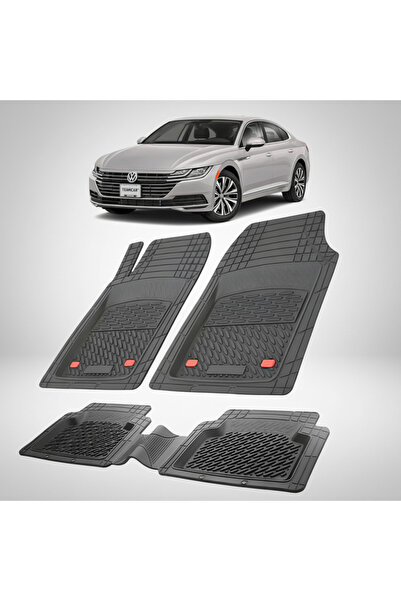 TEAMCAR Covorașe auto TeamCar ®   Suport tip tavă compatibil cu Volkswagen Ar...