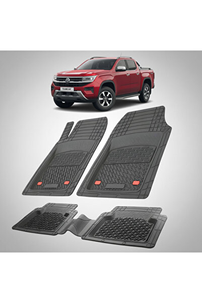 TEAMCAR ®   Covorașe auto tip tavă compatibile cu Volkswagen Amarok 2 Pickup ...