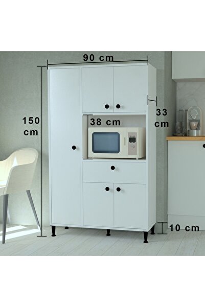 MOBİLİQUE Bergama 90cm Kiler Dolabı