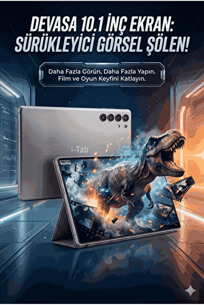İ-TAB S26 Ultra Max Tablet - 16GB RAM 1TB Hafıza | Sim Kartlı | Klavye Mouse ...