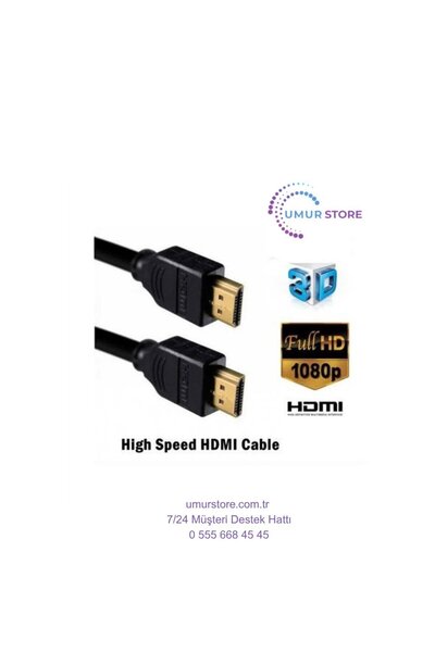 Herz 3 Meter HDMI Cable with 3D 4K Support