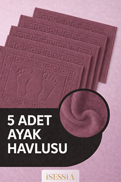 Isessia Πετσέτα - Ροζ - Πετσέτα ποδιών