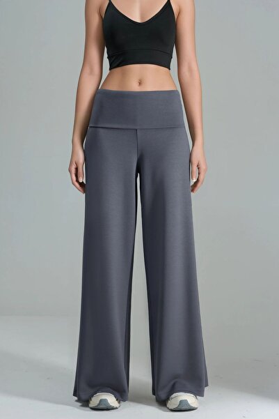 Hiccup Παντελόνι Παλάτσο με καμπυλωτή μέση και απαλή υφή Modal