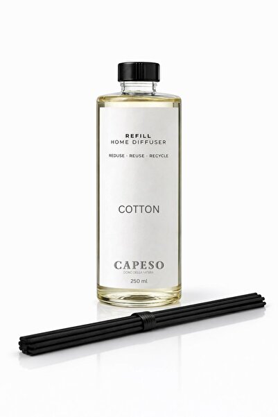 Capeso Cotton-Pamuk Oda Kokusu 250 ml Yedek Şişe (REFILL)