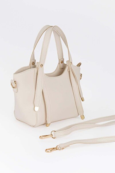 ZÇBUTİK Women's Stylish Design with Hand and Shoulder Bag Gold Details for Ho...