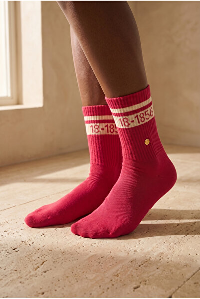 Katia&Bony Ροζ Γυναικείες Κάλτσες - Ριγέ