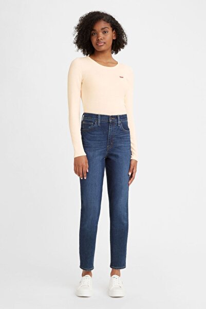 Levi's Βαμβακερό τζιν παντελόνι με ψηλόμεσο κορδόνι 26986