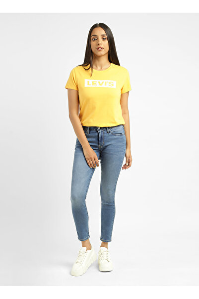 Levi's Levis Ναυτικό Μπλε Γυναικείο Τζιν Παντελόνι με Κανονική Μέση και Στενή...