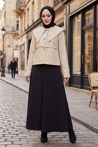 Bestenur Μπουφάν με επένδυση Cape Look 1625 - Μπεζ