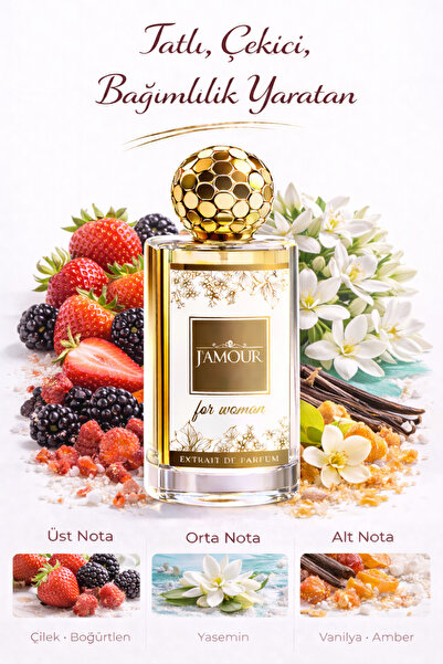 J'AMOUR EAU DE PARFUME W353 BURBER. HER ELIXIR Kadın Parfümü 50 ml -Yoğun Mey...