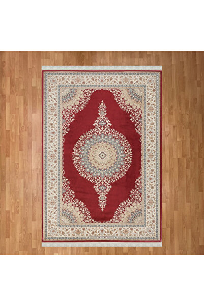 MEVLANA BAZAAR Klasik Desenli Zarif Motifli 90 x 150 CM İpek Halı