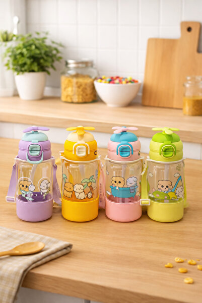 Chefstar SEVİMLİ DESENLİ ÇOCUK SU MATARASI – 680 ML