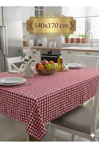 SUNDOKU HOME Zefir 170x140 cm Büyük Boy Masa Örtüsü – Balkon, Mutfak ve Pikni...