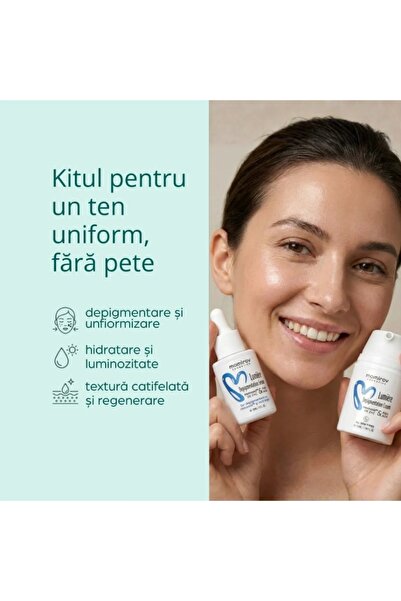 Momirov Cosmetics Kit Lumiere cu ser și cremă pentru depigmentare