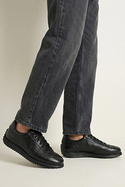 Ziya Ανδρικό sneaker από γνήσιο δέρμα 1611026Z229 Μαύρο