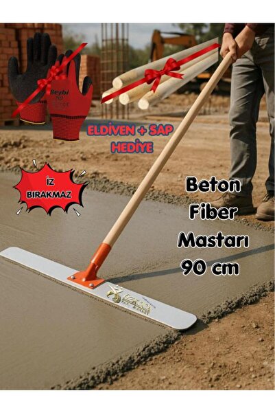 ÖZKOCA YAPI MARKET Fiber Beton Mastarı 90 cm -Fiberglas Iz Bırakmaz + Sap ve ...
