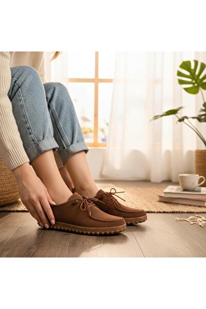 mersin md tekstil Γυναικείες σουέτ ορθοπεδικές εξαιρετικά ελαφριές μπαλαρίνες