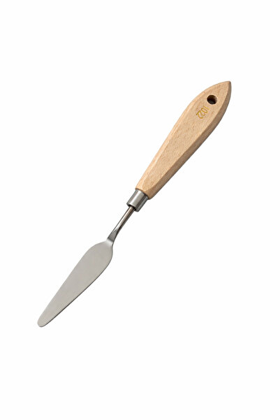 Artdesign Professional Wooden Handle Steel Spatula Oil Paint, Acrylic Paint, ...