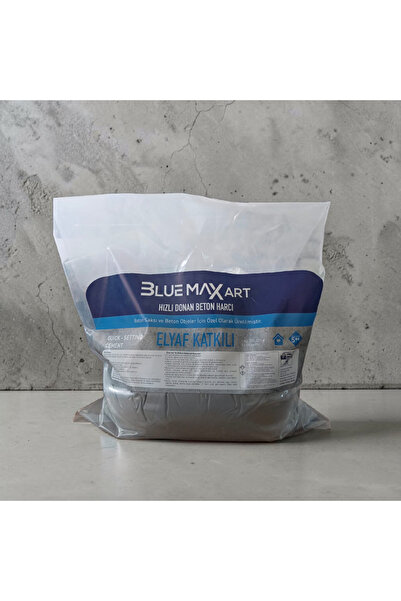 Bluemax Elyaf Katkılı 5 Kg Gri Beton Harcı