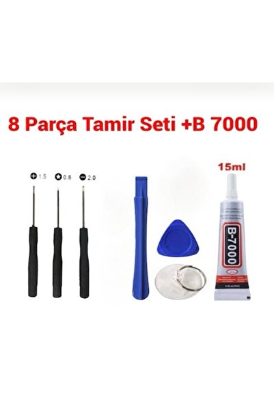 Genel Markalar Telefon Ekran Açma Seti Tamir Kiti 8 Parça Sökme - Takımı B7000
