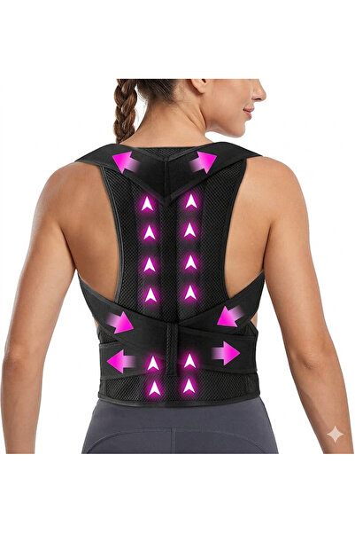 Ankaflex مشد كتف للظهر والظهر لتقويم العظام مضاد للحدباء للجنسين