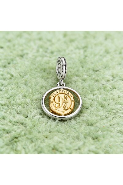 Genel Markalar Aksesuar Harry Potter Platform 9 3/4 Peron Charm - 925 Ayar Gümüş