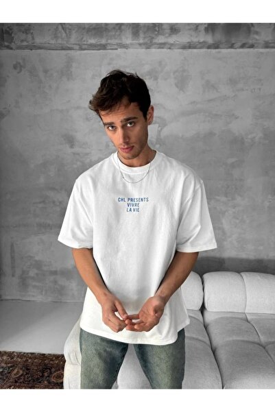 Kanonik Education Μπλουζάκι με στάμπα μπροστά και πίσω Oversize Crew Neck - Λ...