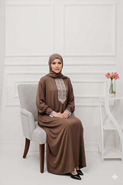 Defkay One-Piece Self-Wrapped Stylish Women's Prayer Dress