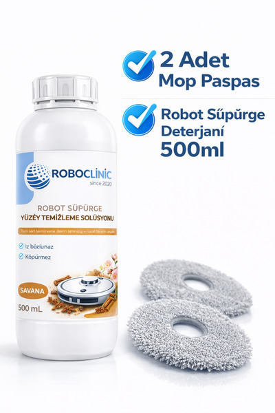 Roboclinic DREAME L40s Pro Ultra Συμβατό Ανταλλακτικό Απορρυπαντικό για Σφουγ...